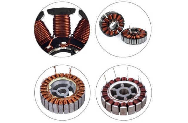 Двухстанционная машина намотки статора флаером NDR2SW-02
